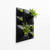 black wall planter vertical garden