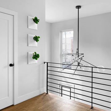12 inch white hanging planter Node Wall Planter 12 Inch